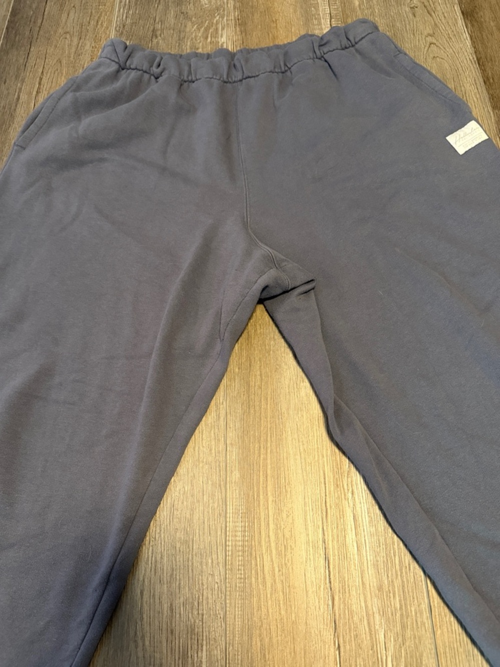Hollister Adjustable Rise Gray Joggers with Elastic Waist